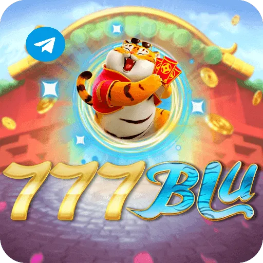 Imagem promovendo o canal oficial da 777blu no Telegram